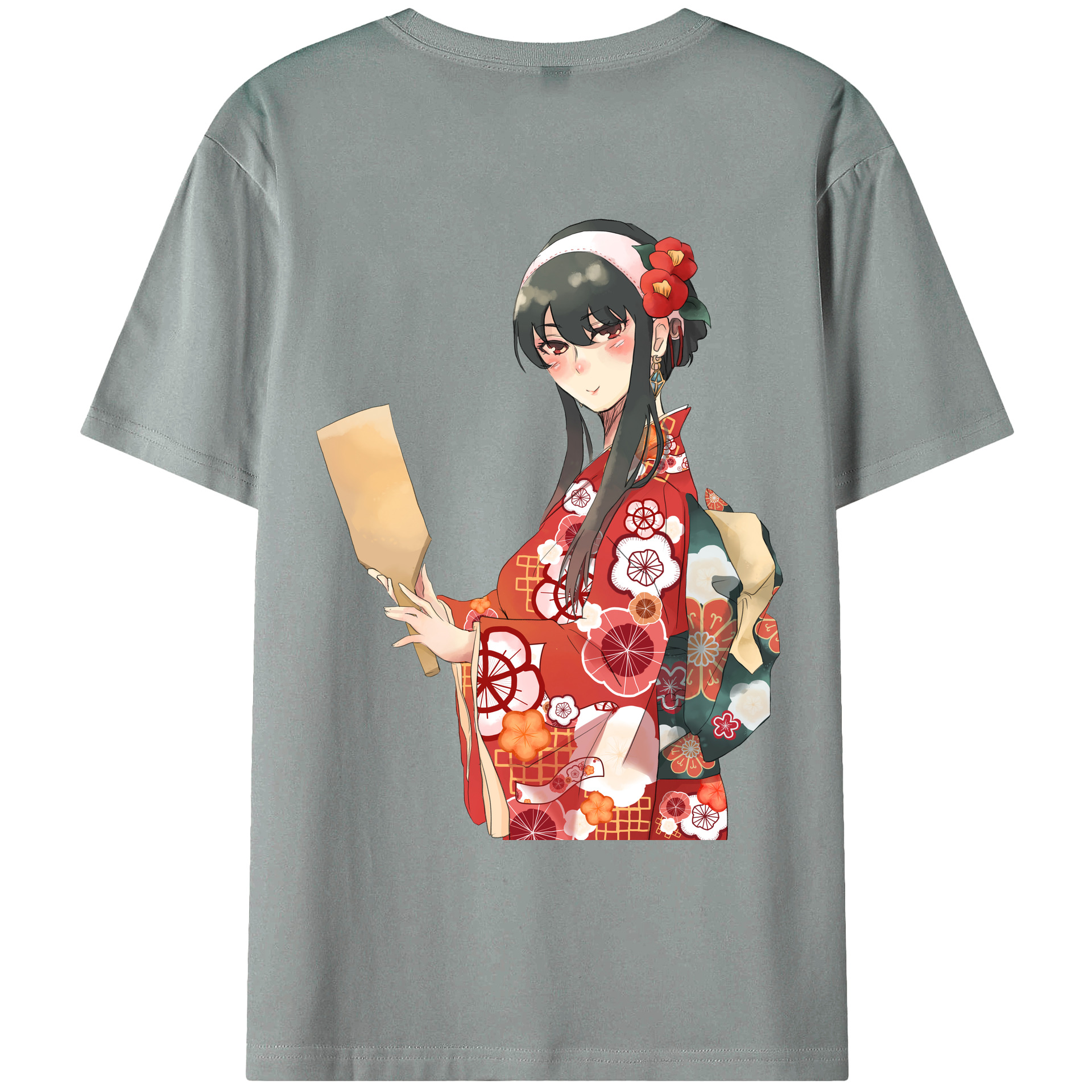 （画像用） SPY×FAMILY间谍家家酒 綿100％ メンズ半袖Tシャツ（バックプリント） 通気性